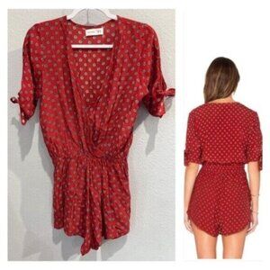 Faithful Boho Floral Ditsy Western Mod Feminine Cottagecore Beachy Romper